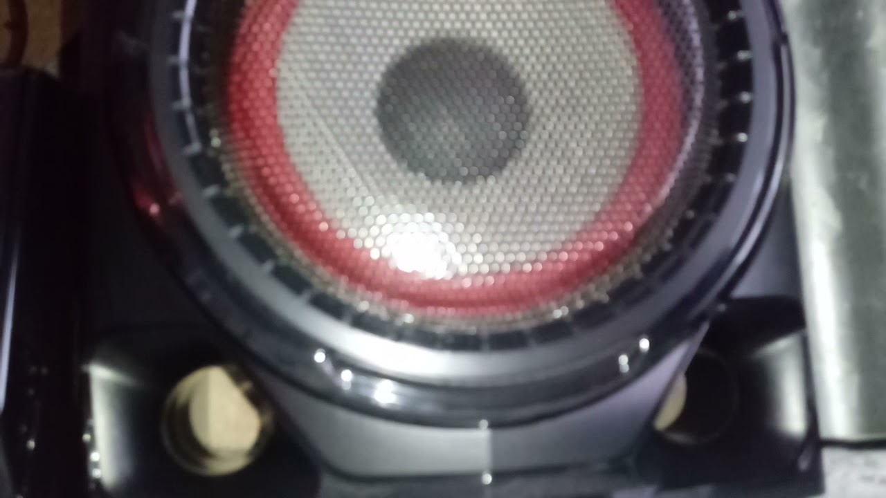 LG XBOOM CJ44 bass test.