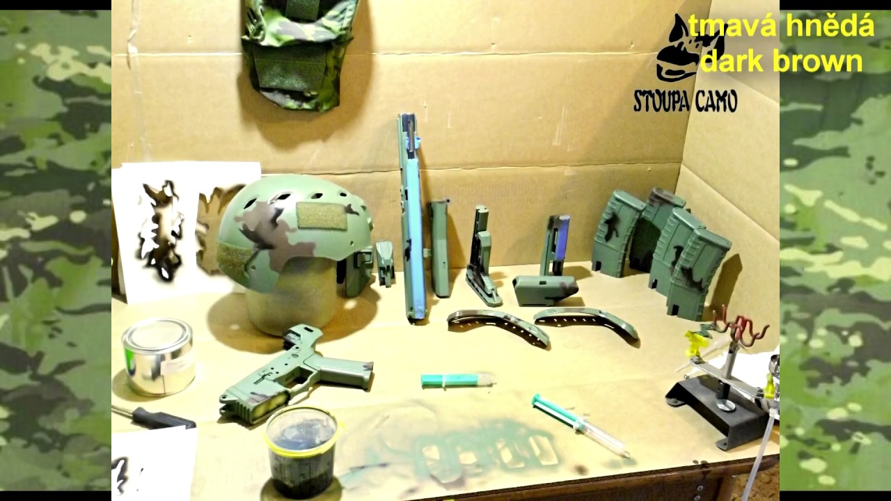 Painting Multicam TROPIC