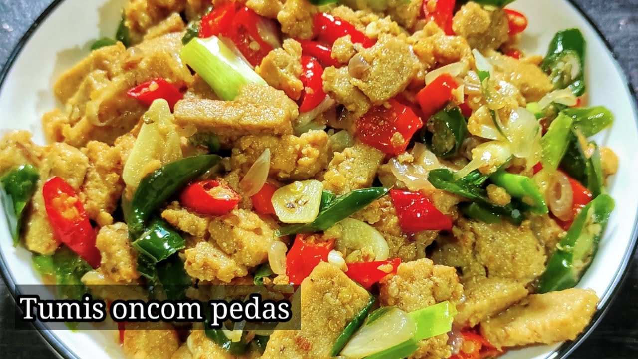 RESEP tumis oncom pedas enak | Masak menu murah meriah