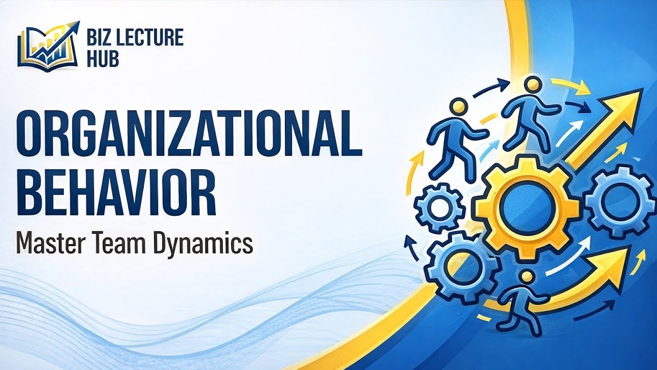 Organizational Behavior : Introduction Lecture 1