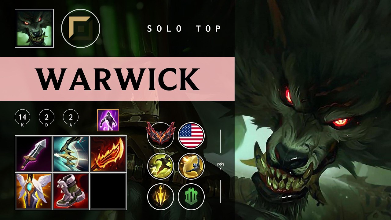 Warwick Top vs K'Sante - NA Grandmaster Patch 26.06