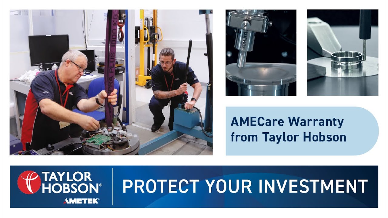 Protect Your Investment | AMECare Warranty from Taylor Hobson
