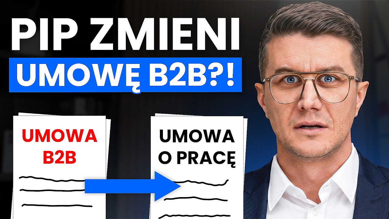 UWAGA! Nowe uprawnienia PIP 2026. Jak kontrola zmieni Twoje umowy B2B w umowę o pracę?