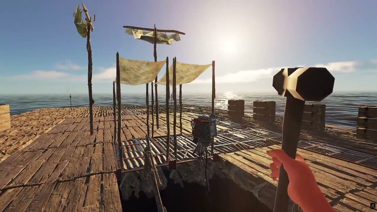 Stranded Deep Día/Day 20 - Ahora si se puede navegar./Now we can navigate properly.