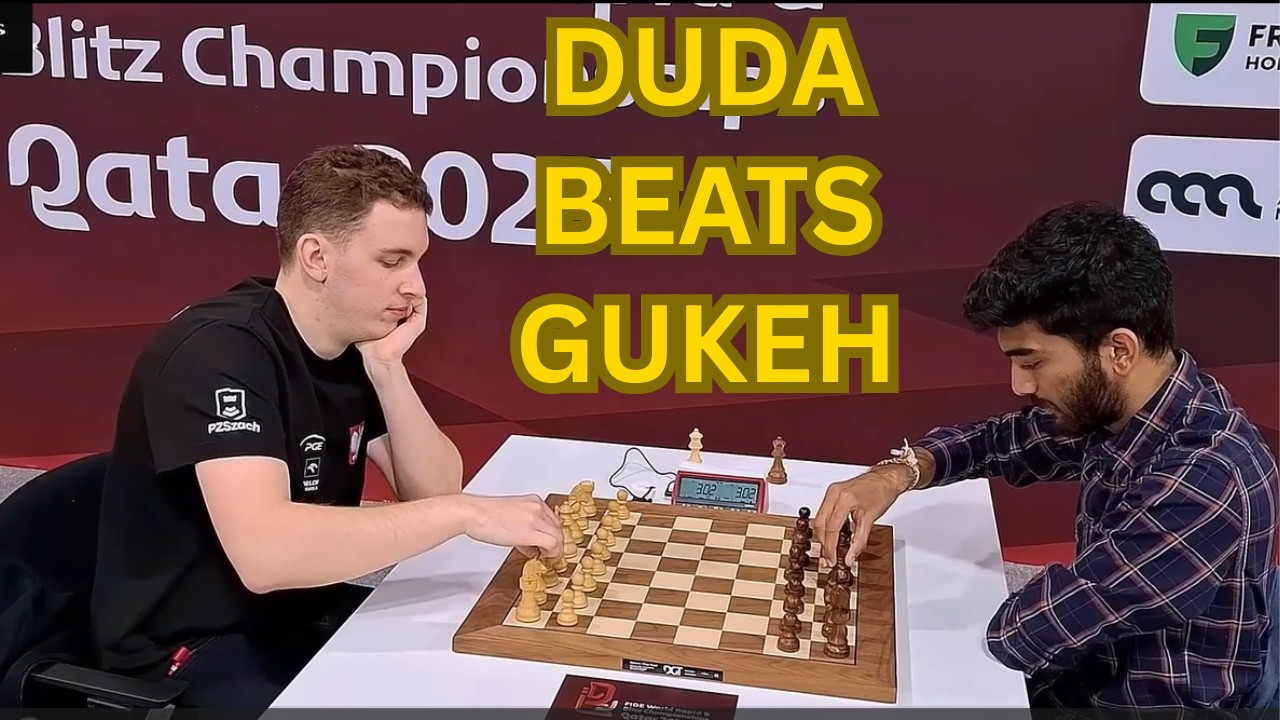 Jan-Krzysztof Duda beats D Gukesh | World blitz 2025