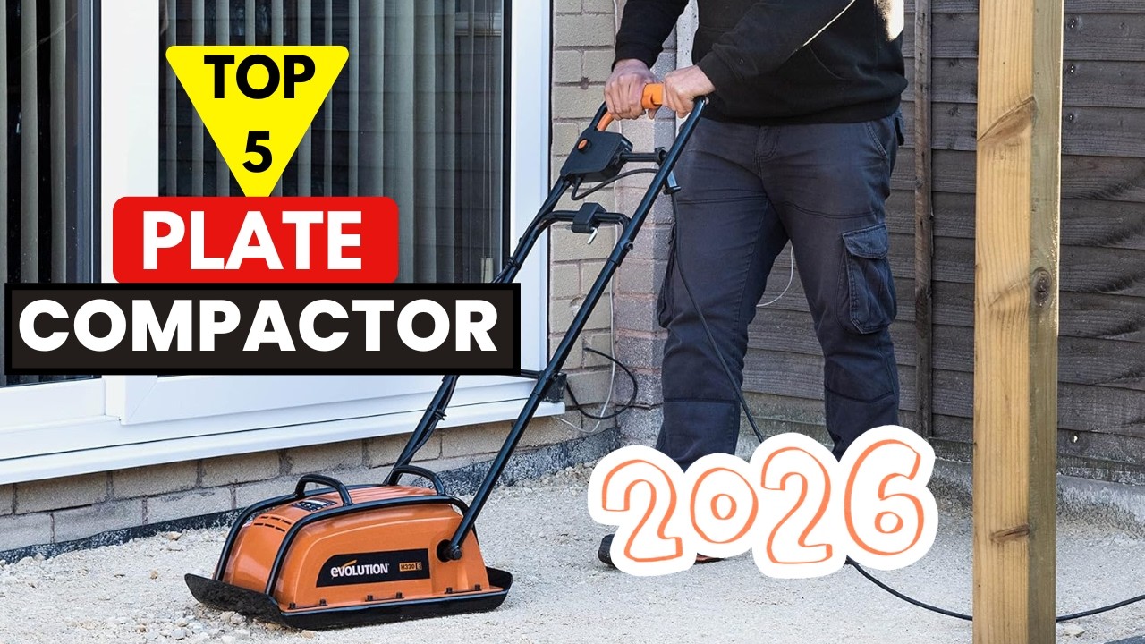 Top 5 Best Plate Compactors 2026 | Top 5 for Power, Durability & Jobsite Efficiency