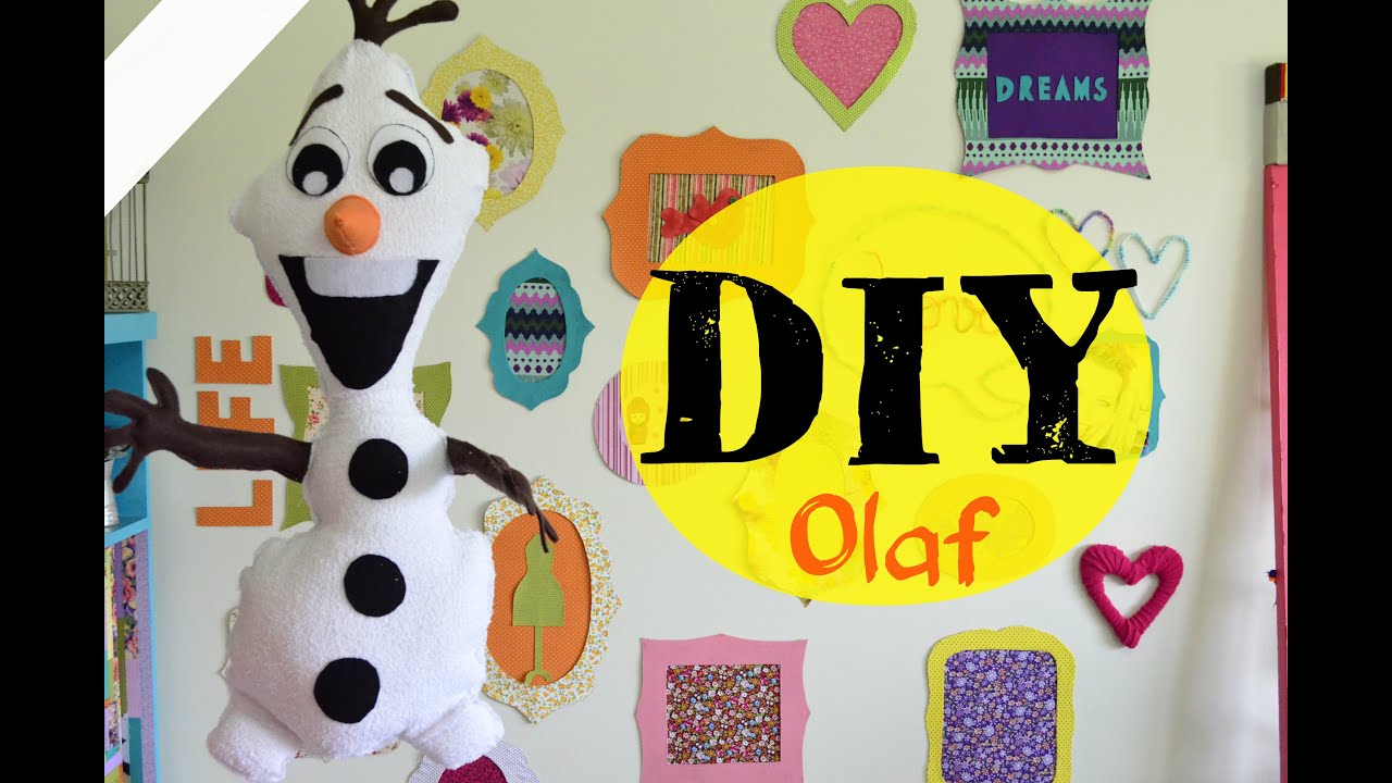 DIY Almofada Olaf - Frozen