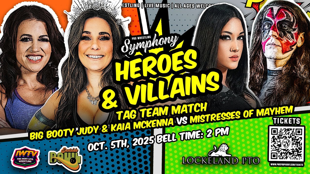Thicc & Wicked vs Mistresses of Mayhem (Pro Wrestling Symphony Heroes & Villains - October 5, 2025)