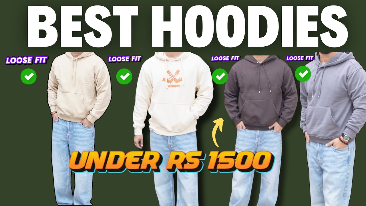 4 Best Stylish Budget Hoodies For Mens Under Rs 1500 In 2026 For Winters