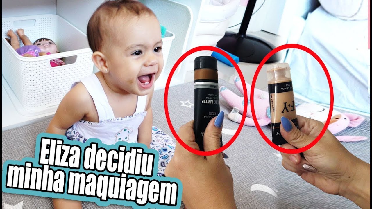 MEU BEBÊ DECIDIU MINHA MAQUIAGEM | Kathy Castricini