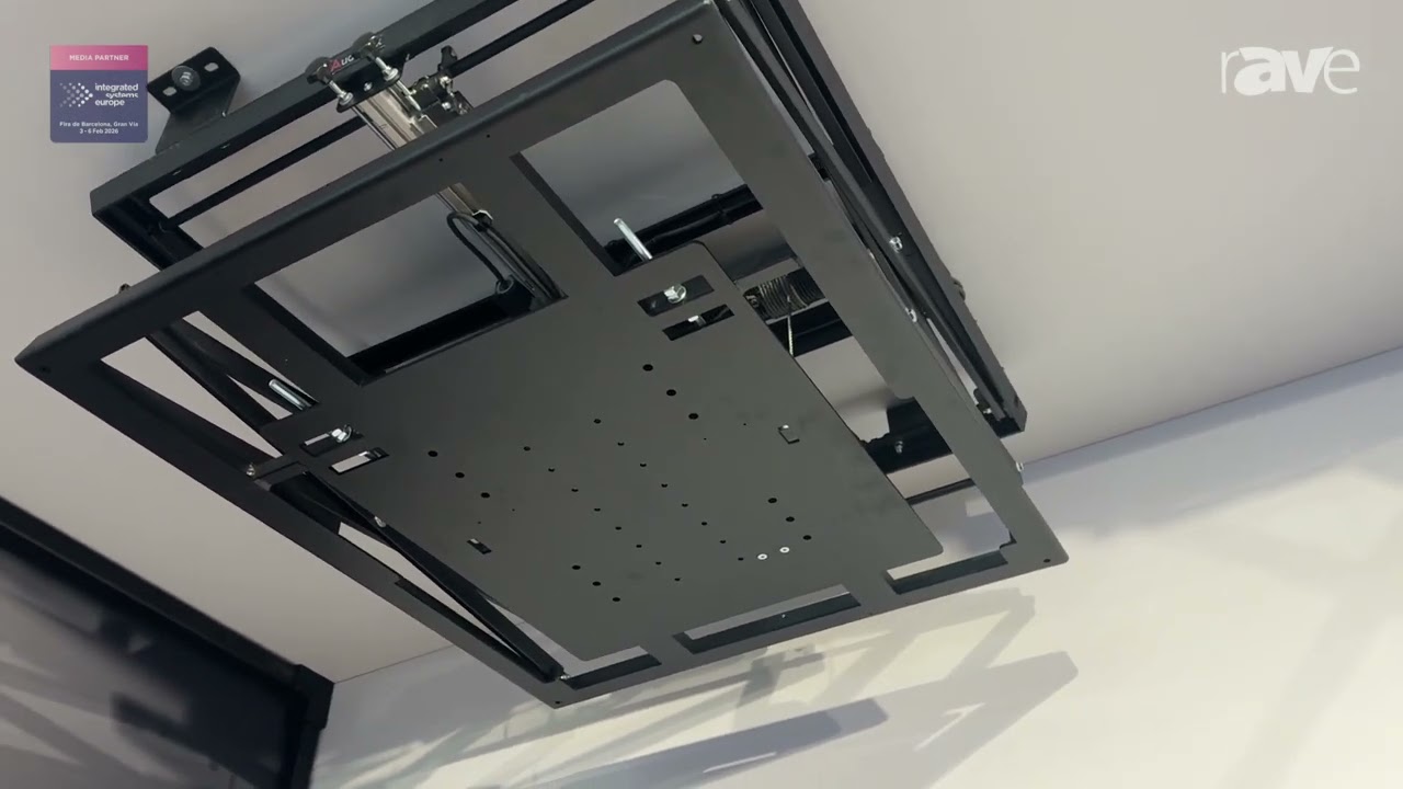 ISE 2026: Audipack Showcases PCL-1070-2 Projector Ceiling lift for Auditoriums or Conferences