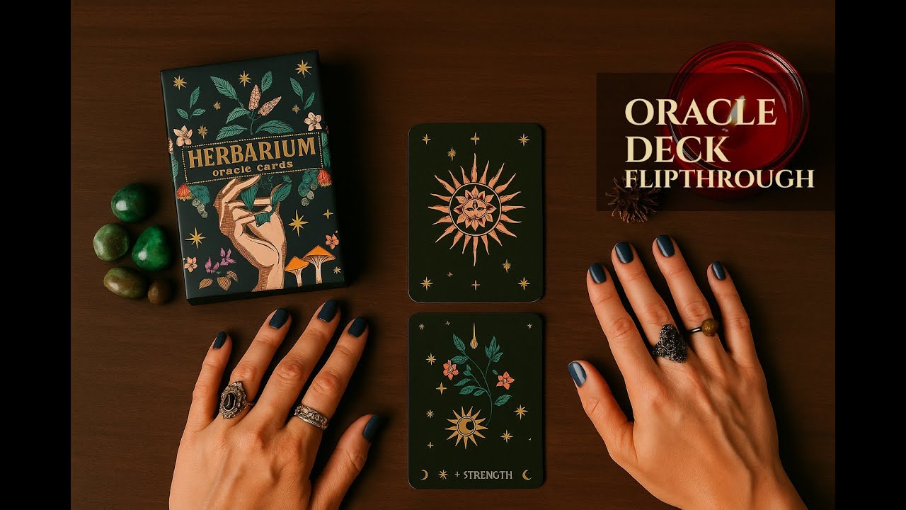Herbarium Oracle Deck Flipthrough - A Green Witch's Oracle