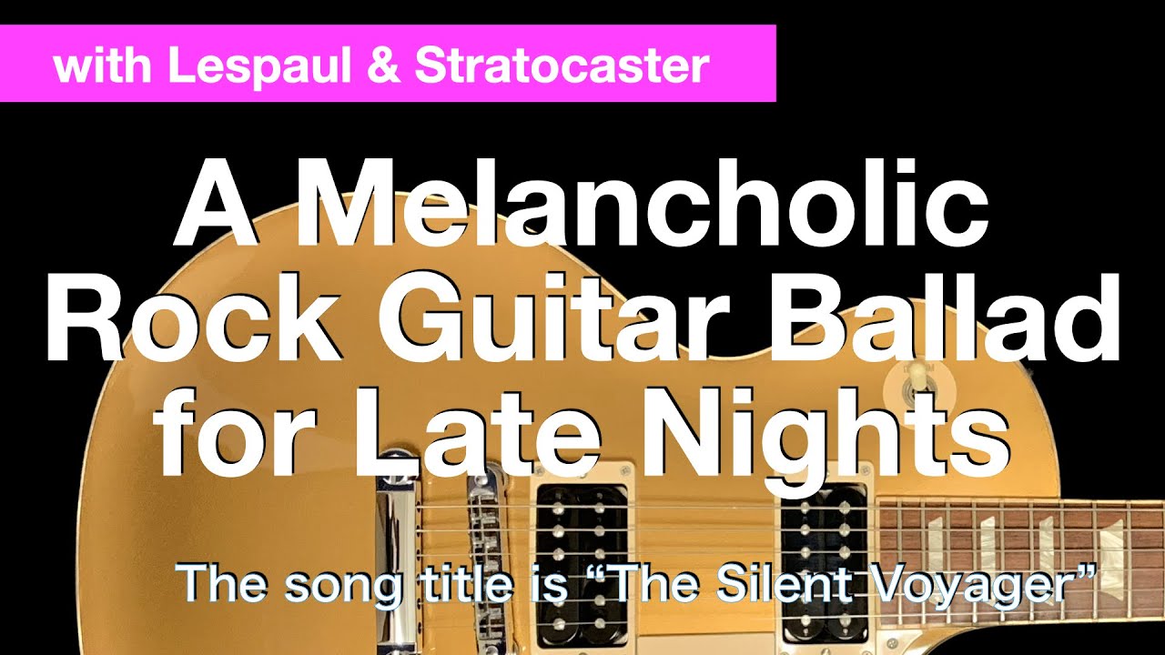 A Melancholic Rock Guitar Ballad for Late Nights #guitarinstrumental #sadguitar #emotionalmusic
