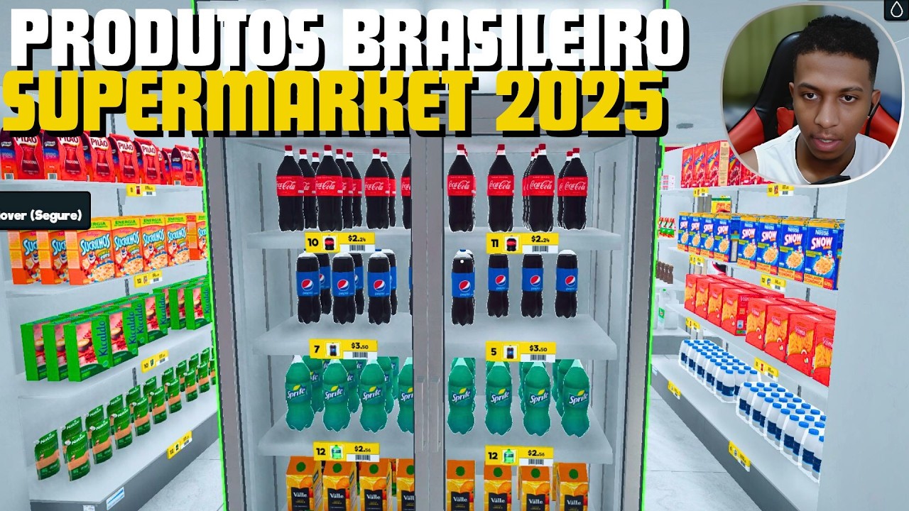 COMO INSTALAR PRODUTOS BRASILEIROS no Supermarket Simulator 2025!