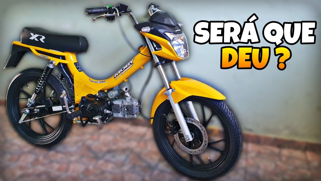 COLOQUEI O MOTOR 109CC NA MOBILETE