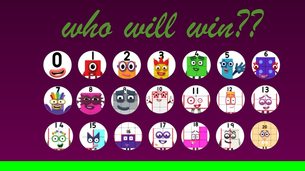 21 NUMBERBLOCKS MARBLE RACE - WHO WILL WIN??