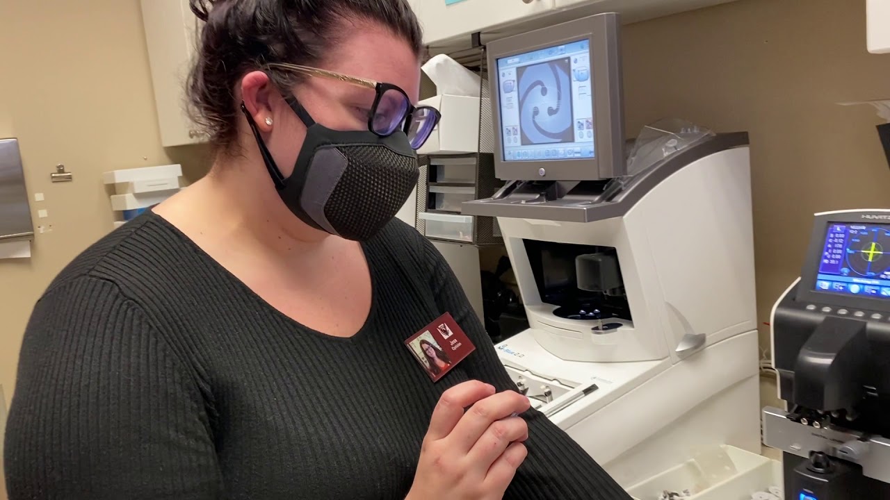 In the lab with Jess