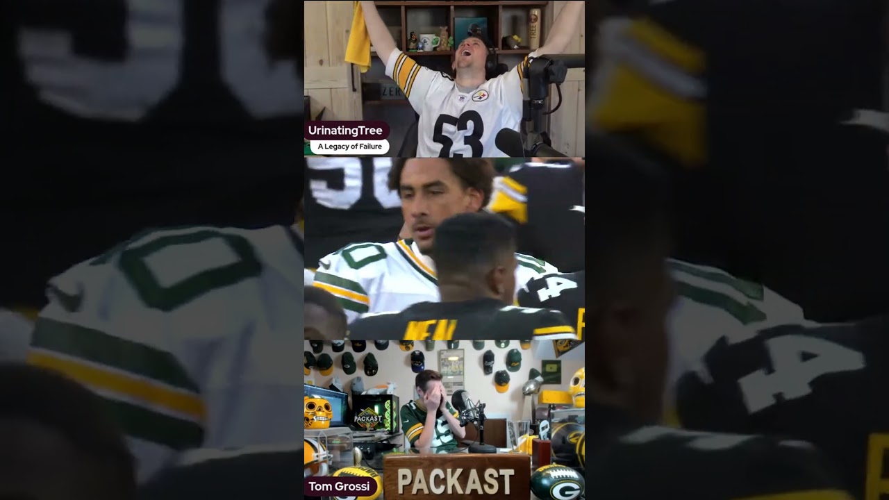 URINATING TREE AND TOM GROSSI REACT TO INSANE ENDING OF STEELERS VS. PACKERS GAME (COPS CALLED)#nfl