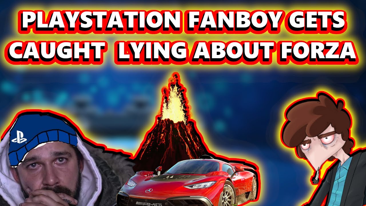 MASSIVE PlayStation Fanboy Gets Caught Lying About Forza Horizon 5 And Not Playing Any Games At All.