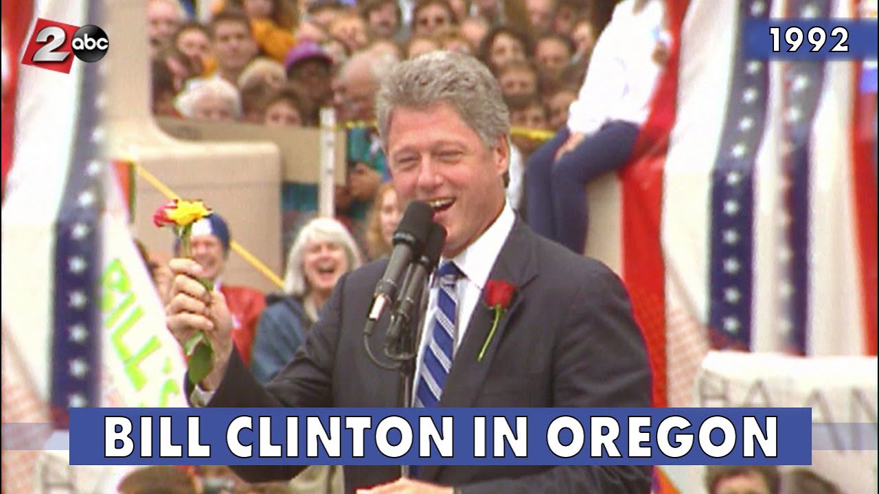 Bill Clinton in Oregon - September 14, 1992 | KATU In The Archives