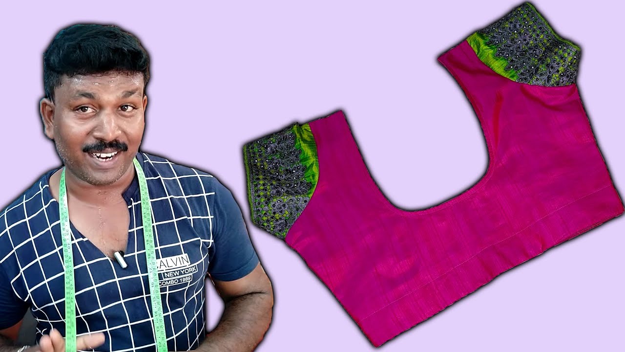 34 inch Simple Blouse Cutting & Stitching | Tailor Bro