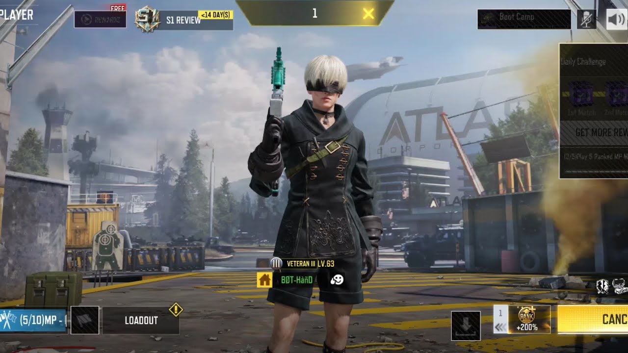 Call of Duty@ Nier free character Kui Ji YoRha