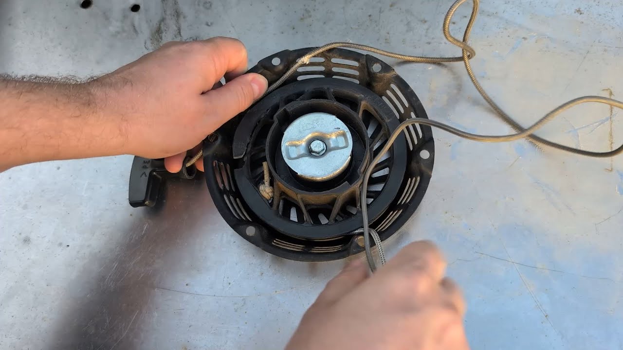 Pull Cord Starter Wheel Repair