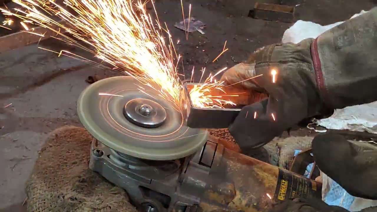 Rectangular connector granding. #youtube #facebook #instagram #tiktok #welding @Jimmy.org007 