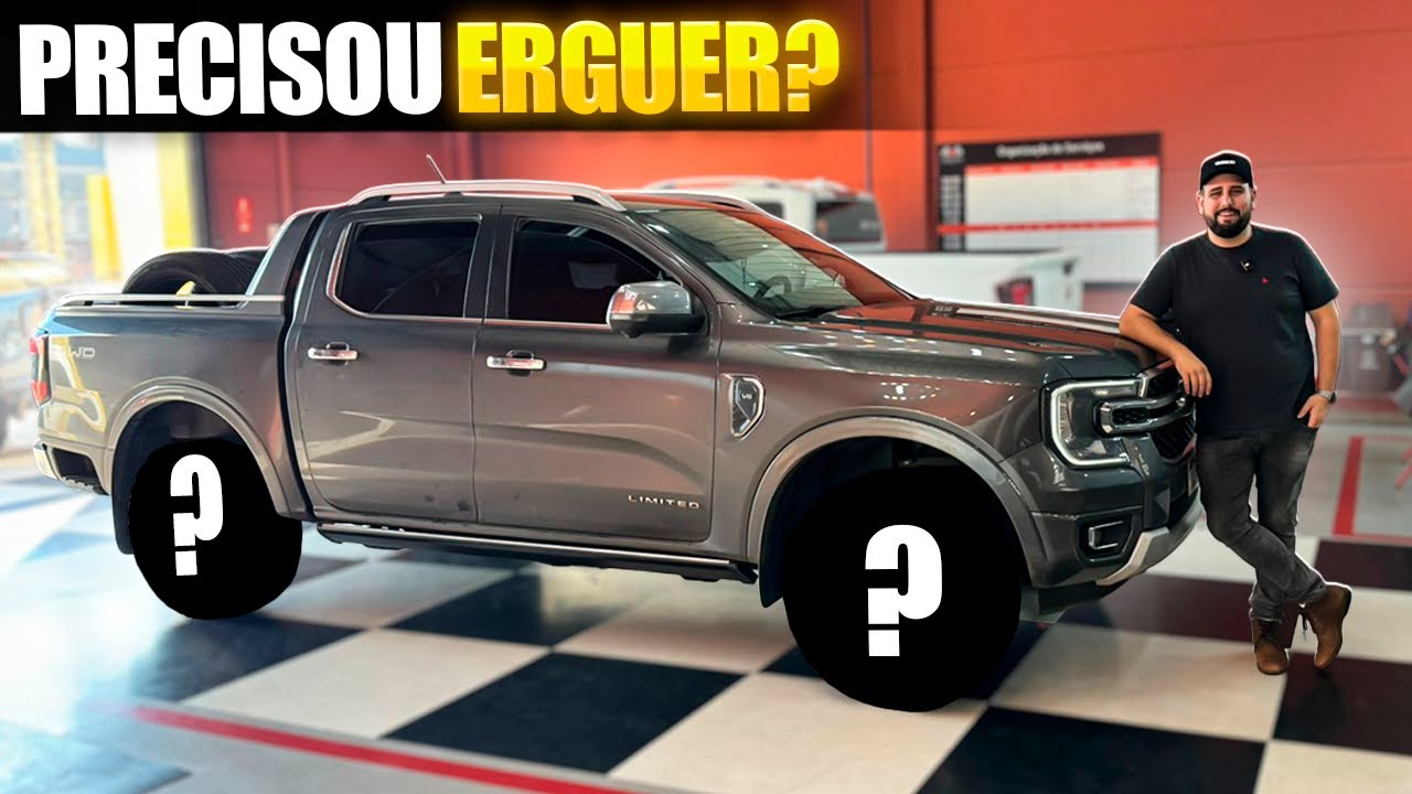 FICOU PRONTA NOSSA RANGER 0KM COM PNEUS 275 ARO 20!!