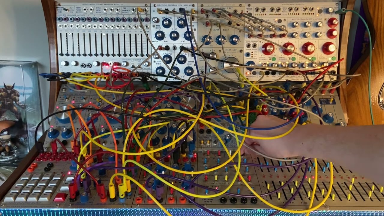 THC Programmable Pulse Matrix + 296 Spectral Processor Drum Machine - Buchla System