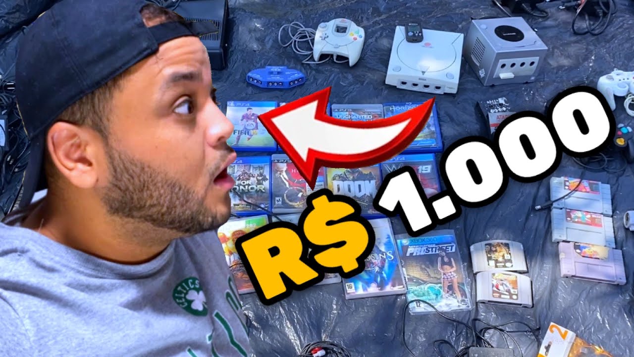 GASTEI  R$1,000.00 NA FEIRA DO ROLO | FIZ LOUCURA !?
