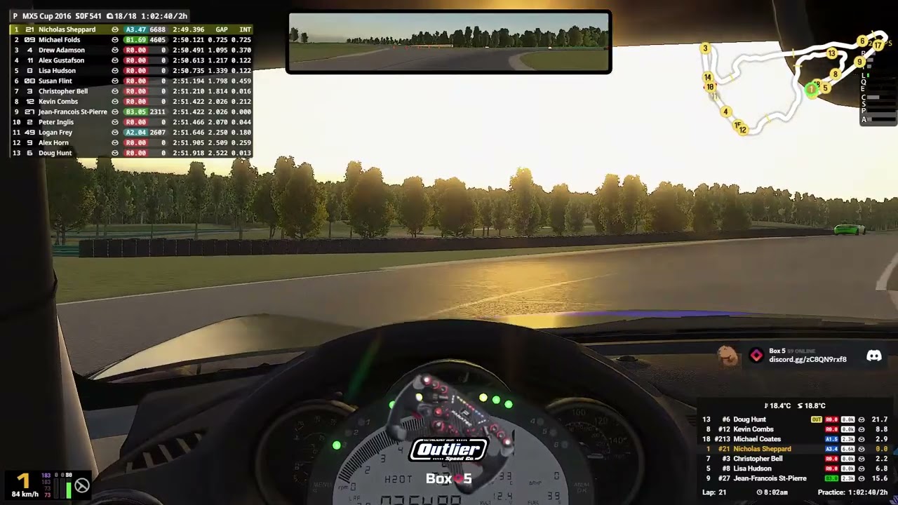 (iRacing) Mazda MX-5 @ VIR Grand Course - 2:49.622 (24S4)