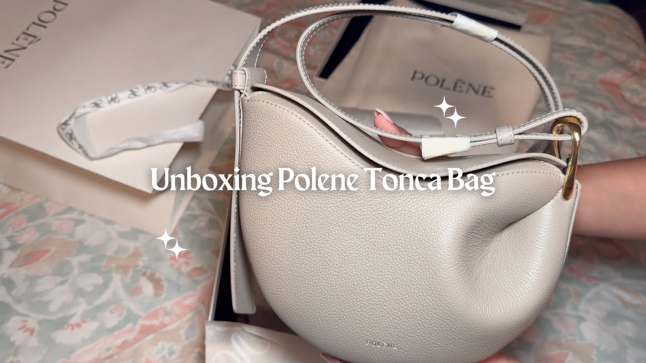 Unboxing my Polene Tonca Bag - Edition Textured Taupe