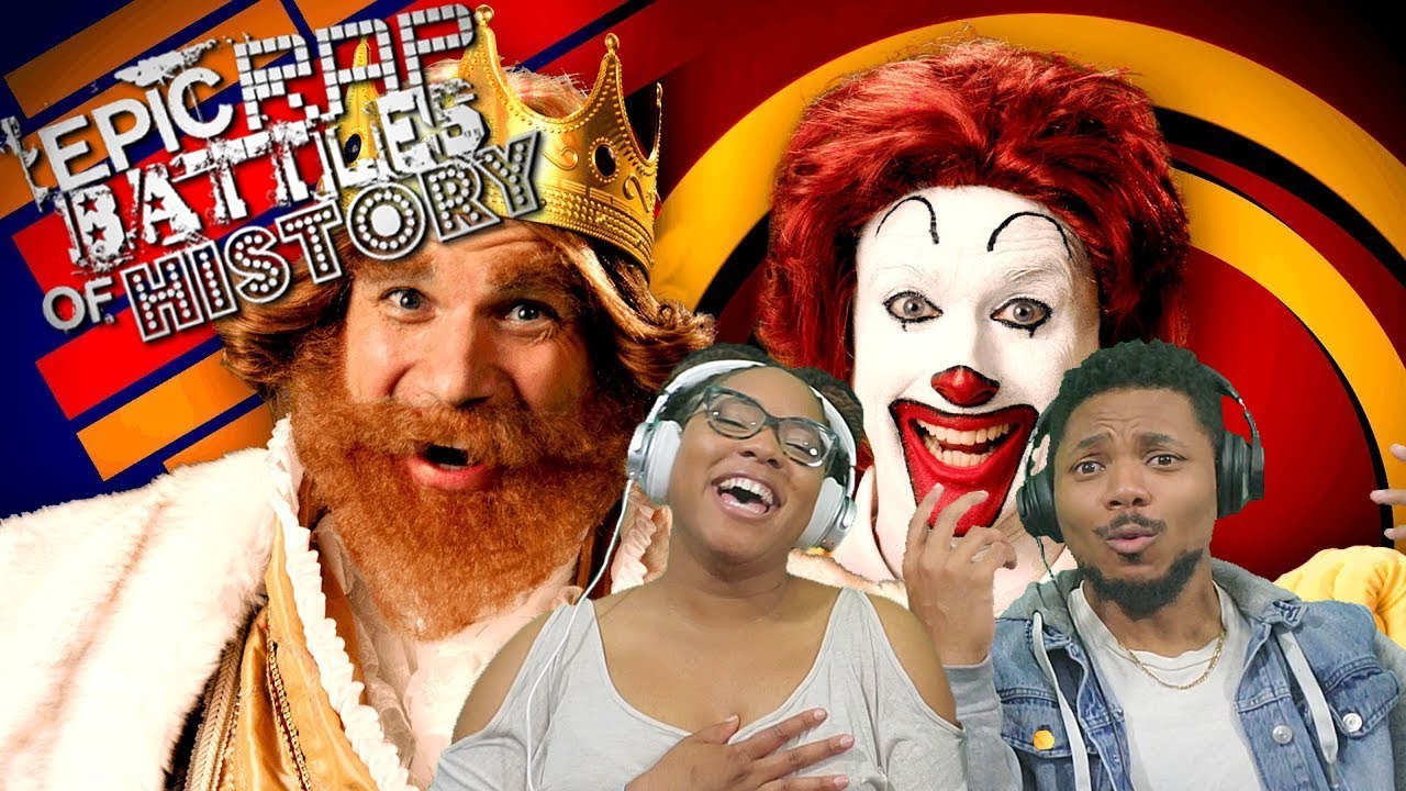 Ronald McDonald vs The Burger King: Epic Rap Battles of History REACTION!