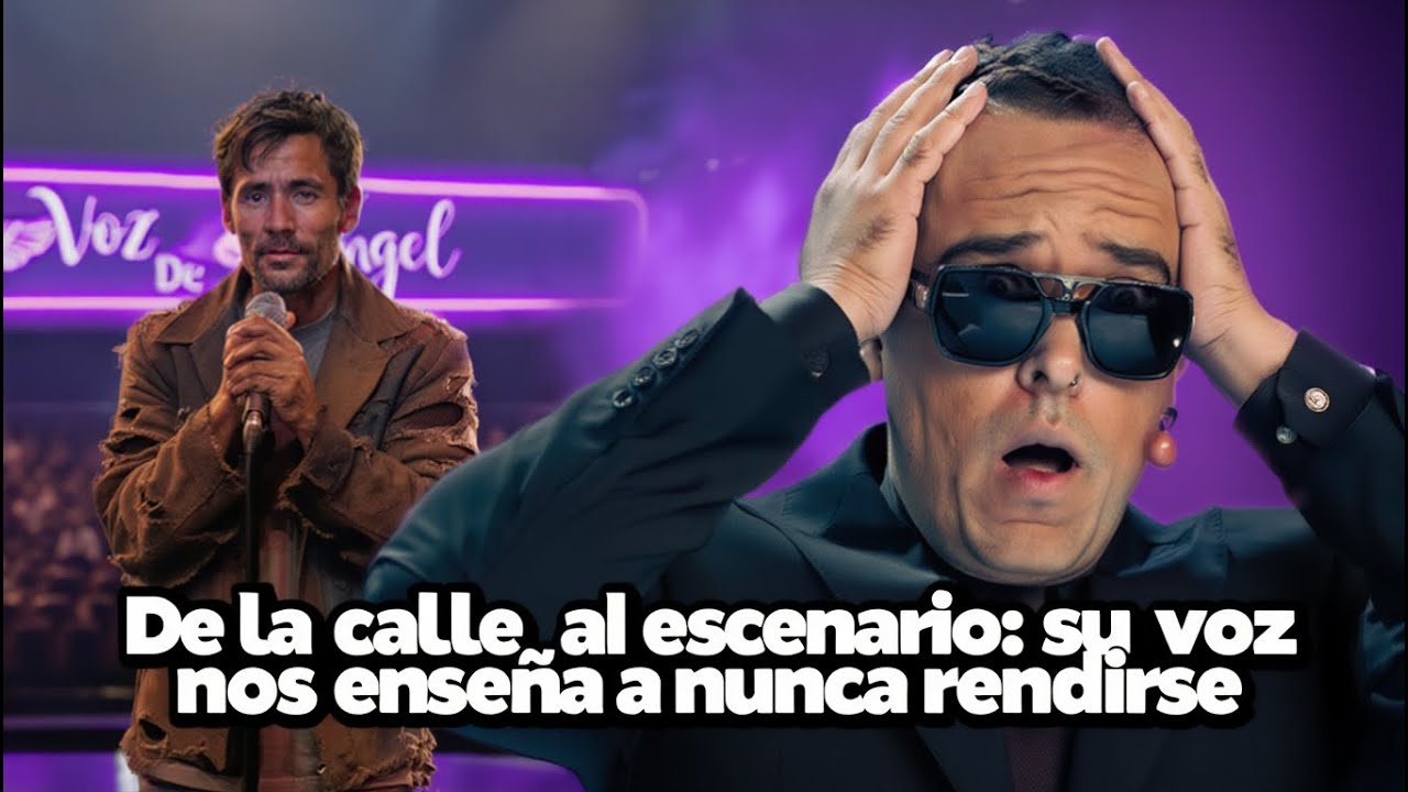 “😢 De la calle al escenario: su voz nos enseña a nunca rendirse 🎤💫”