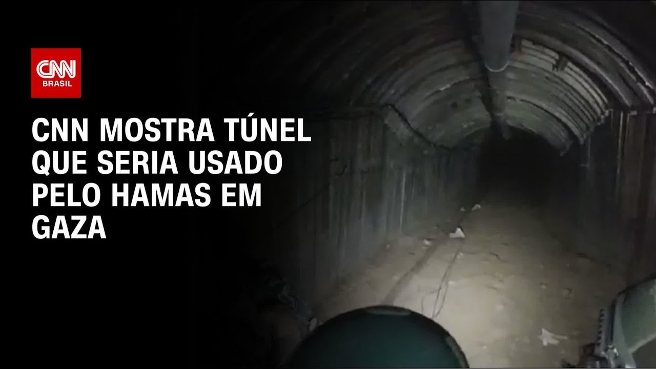 Repórter da CNN mostra túnel que seria usado pelo Hamas em Gaza | CNN ARENA
