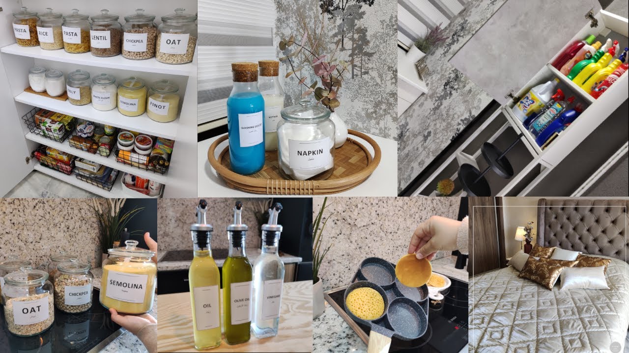 IDÉES DÉCO CUISINE lروتيني تخمال المطبخ | منظمات وأفكار جديدة لترتيب بلاكارات 🎁المطبخ | هديتي لزوجي
