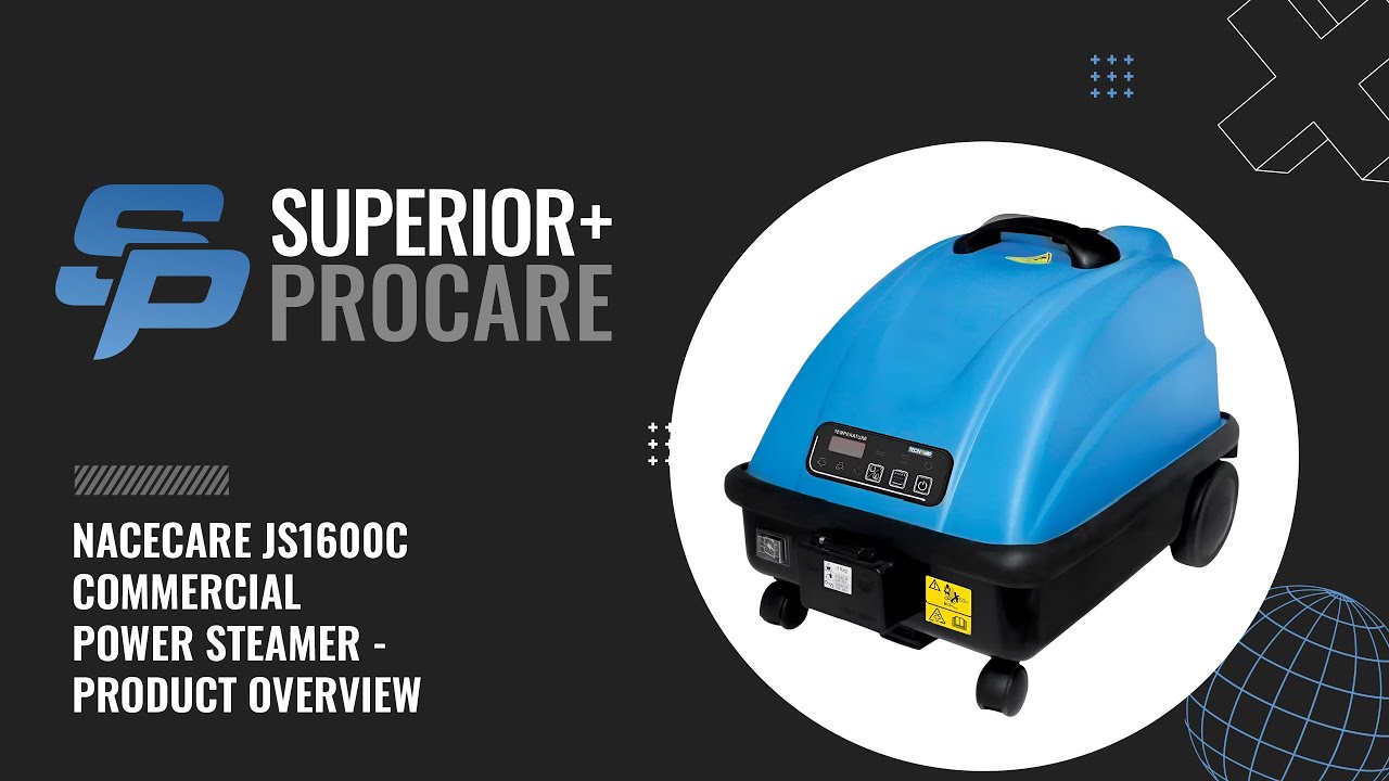 NACECARE JS1600C COMMERCIAL POWER STEAMER - PRODUCT OVERVIEW