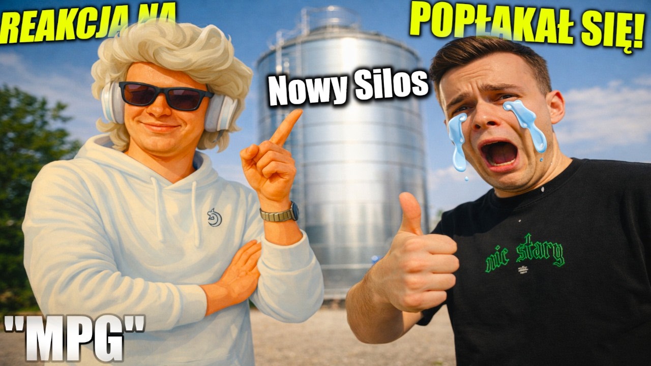 🤣Reakcja Koliza na Nowy Silos😍- POPŁAKAŁ SIĘ!😂 #MPG [#530] FS22 w/ Koliz