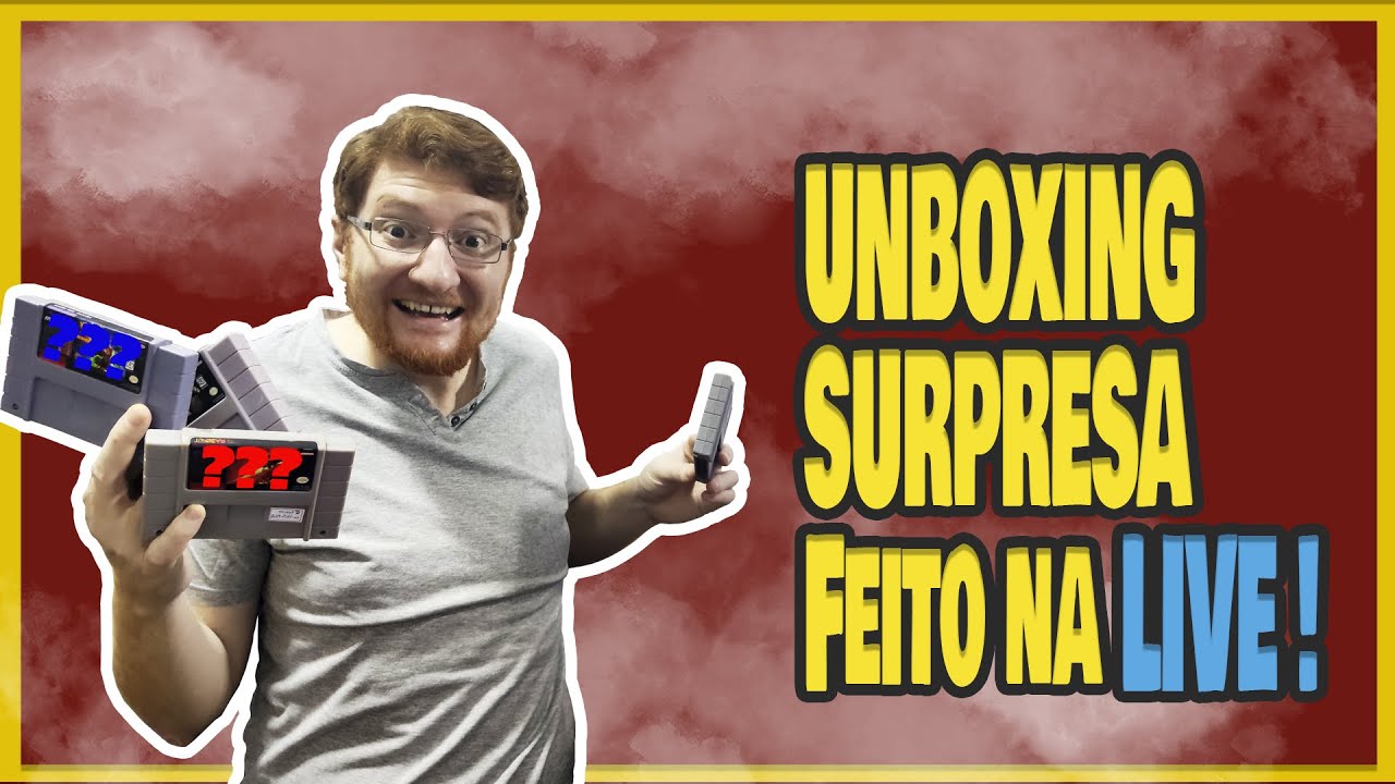 UNBOXING GAMER SURPRESA NO MEIO DA LIVE