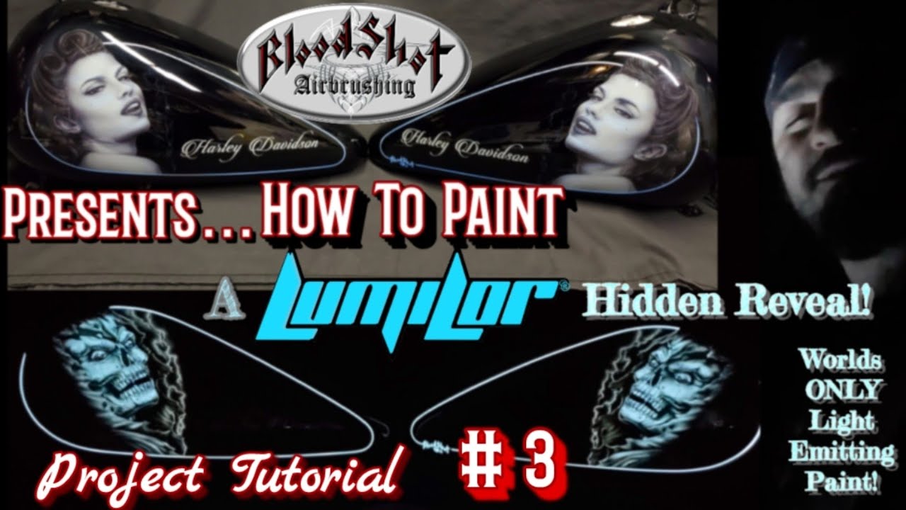 How to Paint a LumiLor Hidden Reveal, Project Tutorial. Video #3 The Pin-Up Girl