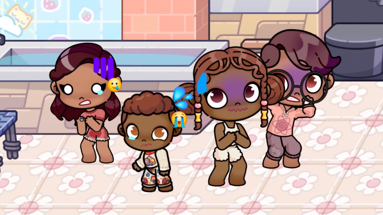 Os meus 4 filhos ficaram presos no banheiro