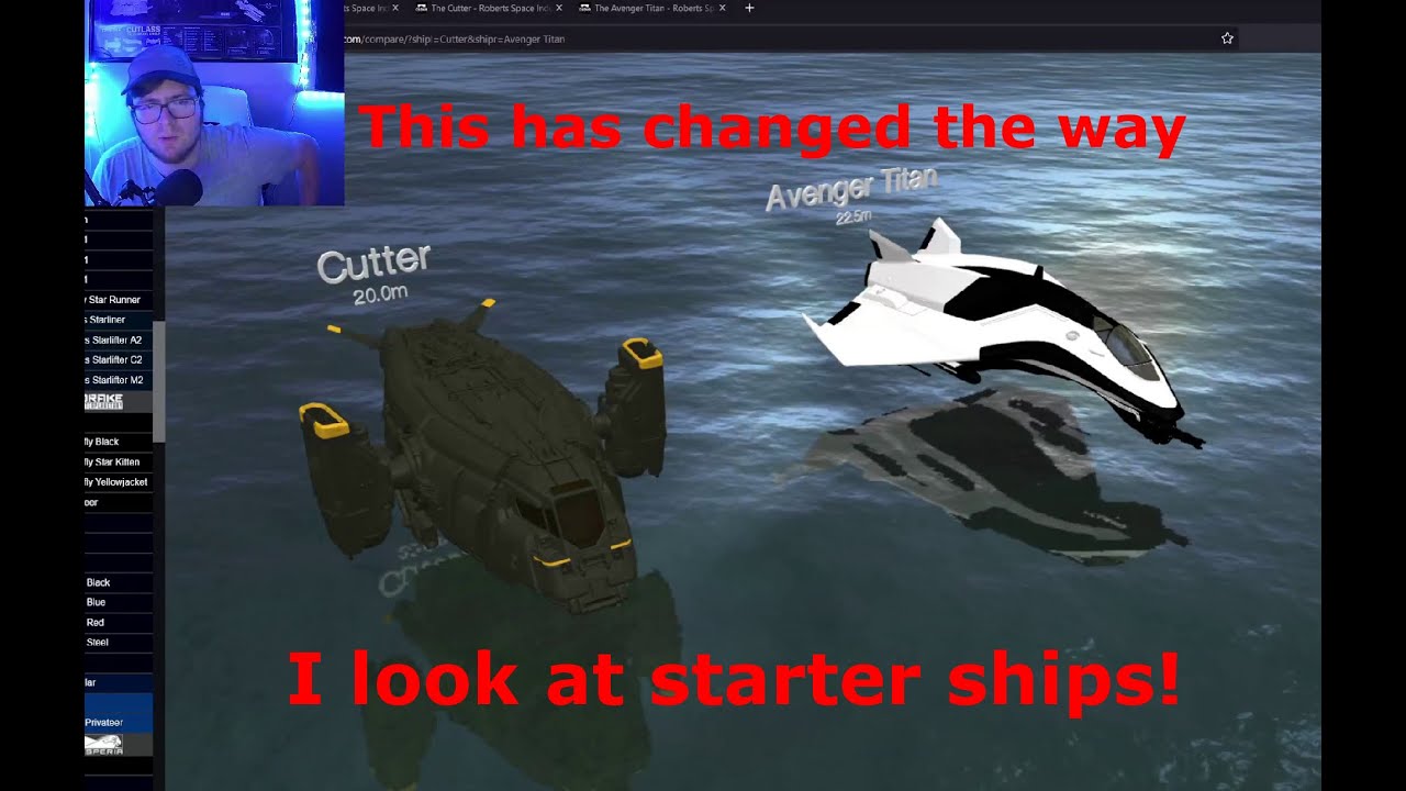 Star Citizen: Drake Cutter vs Avenger Titan ship comparison