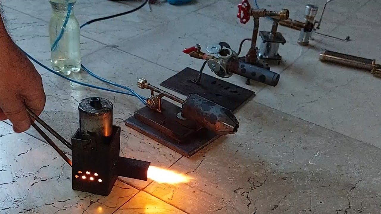 How to make a gas and diesel burner - Some examples of creative channel handmade torches
