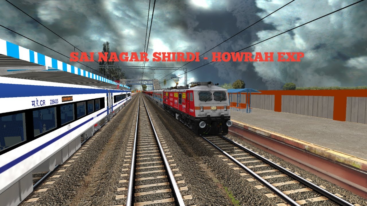 🚂 22893 SAI NAGAR SHIRDI - HOWRAH SF  EXP || OPENRAILS  | MSTS   || AJAY GAMING  🔥