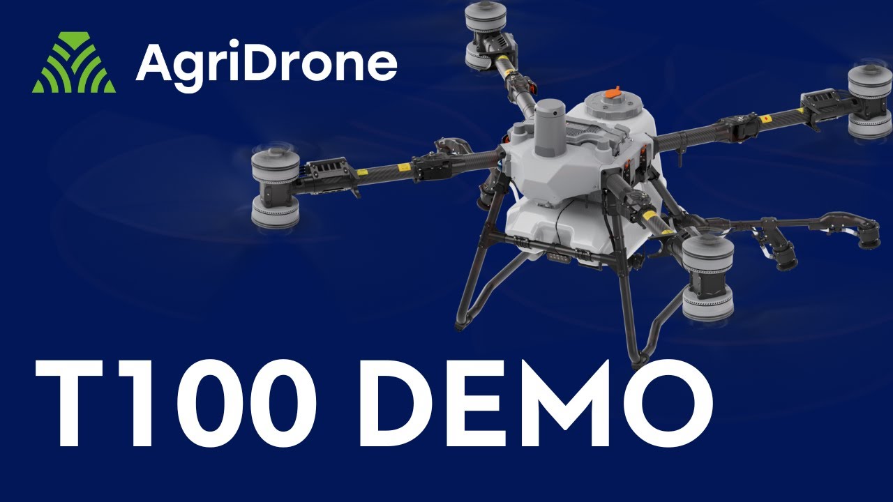 DJI AGRAS T100 Full Spraying Demo | AgriDrone Australia