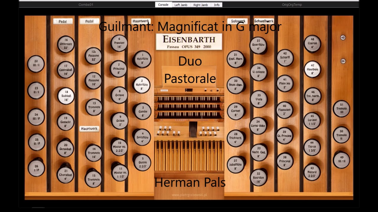 Alexandre Guilmant Magnificat in G major op 41 no 2 (Hauptwerk Friesach)