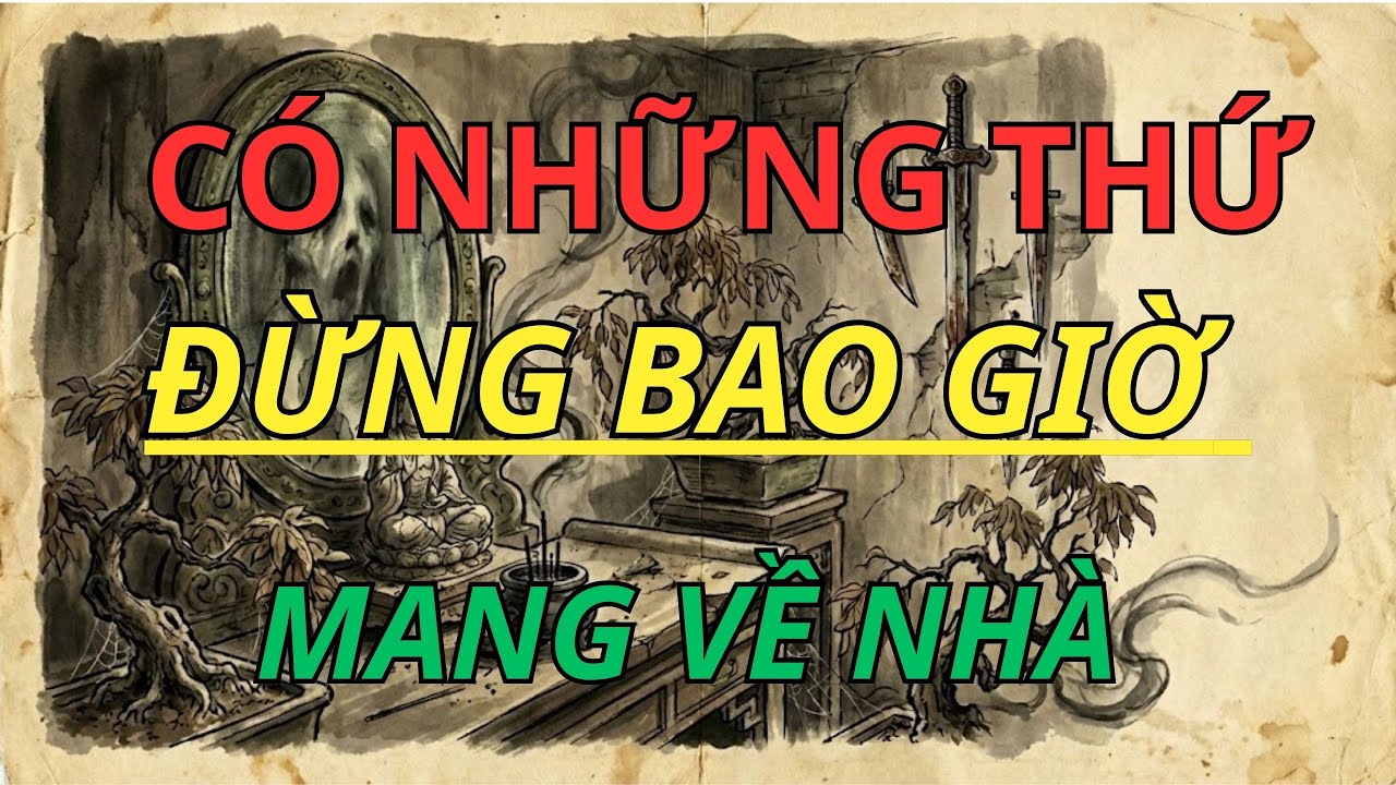 Cẩn Thận! 5 Vật Phẩm Tuyệt Đối Không Được Mang Vào Nhà Kẻo Hao Tài Tán Lộc | Phong Thủy