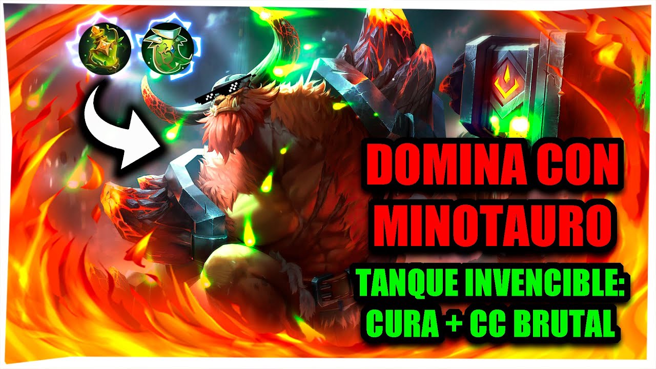 🔥Domina con Minotauro🔥| 💪Tanque invencible: Cura + CC brutal💥| Mobile Legends Gameplay 🎮