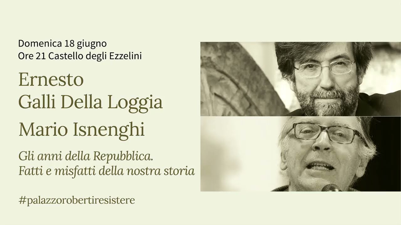 Ernesto Galli Della Loggia e Mario Isnenghi / RESISTERE 2017